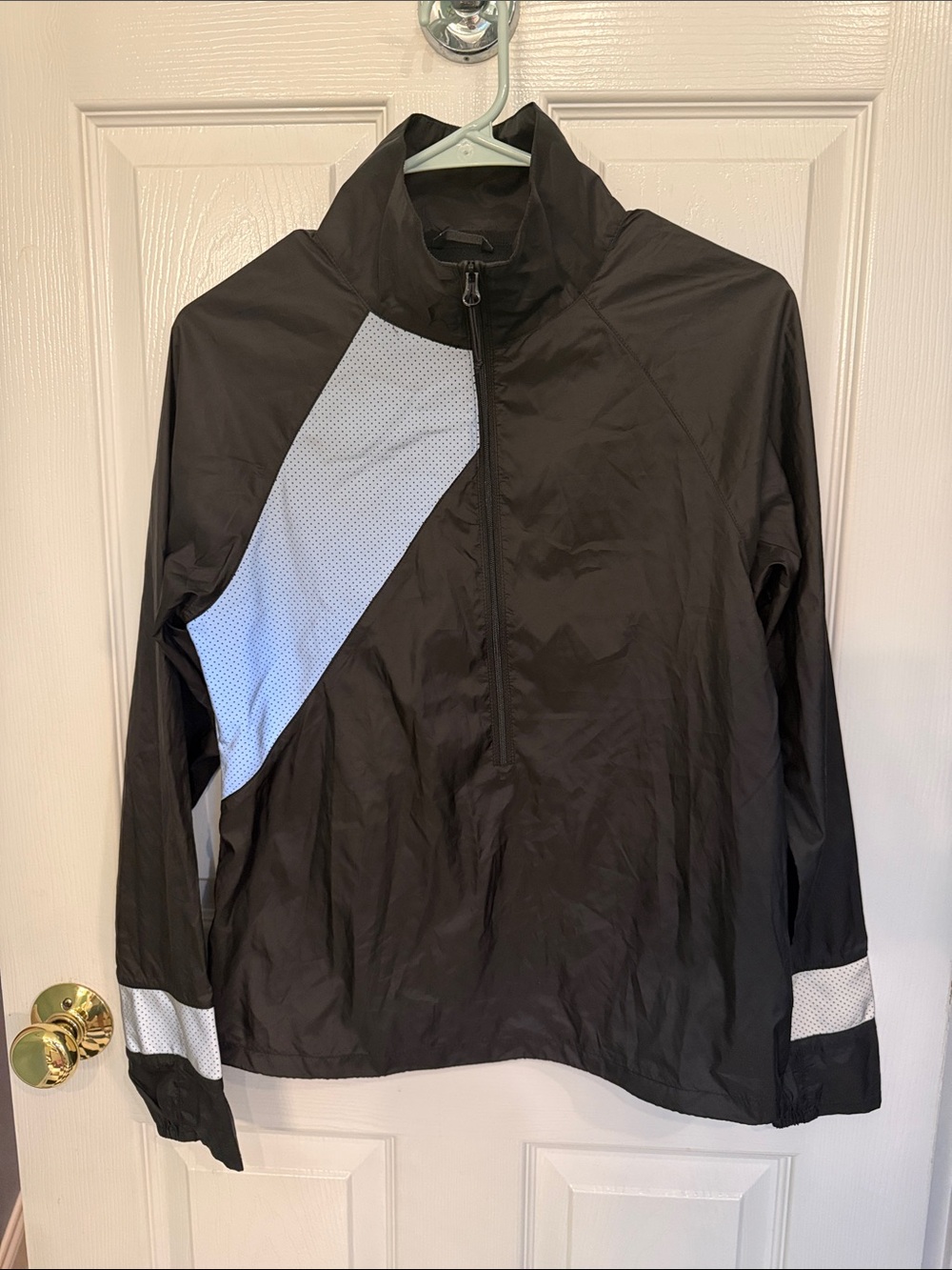oiselle Reflective Vim Half Zip Pullover Jacket